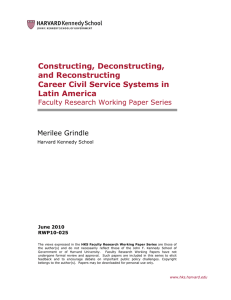 Constructing, Deconstructing, and Reconstructing Career Civil