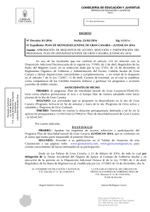 Decreto 01/2016 - Gran Canaria Joven