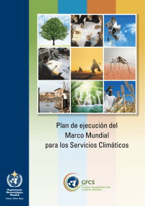 Plan de ejecución del Marco Mundial para los Servicios Climáticos