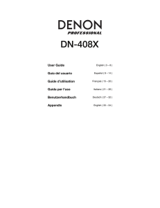 DN-408X User Guide