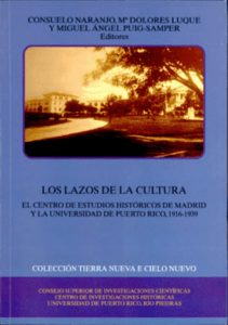 Los lazos de la cultura. El Centro de Estudios Históricos de Madrid y
