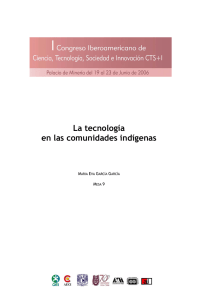La tecnología en las comunidades indígenas