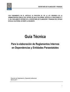 Guía técnica para la elaboración de Reglamentos Internos en
