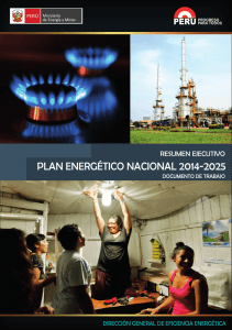 PLAN ENERGÉTICO NACIONAL 2014-2025
