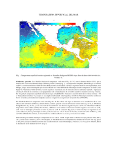 TEMPERATURA SUPERFICIAL DEL MAR