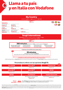 Llama a tu país y en Italia con Vodafone