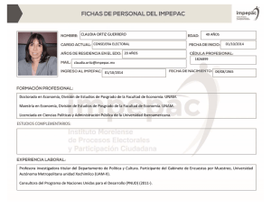 Dra. Claudia Esther Ortiz Guerrero