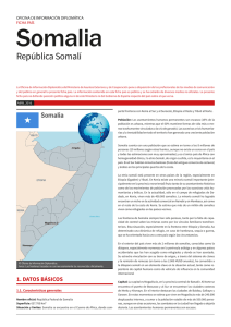 Ficha País Somalia - Ministerio de Asuntos Exteriores y de