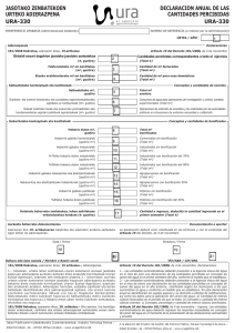 Manual para confección del formulario URA-330