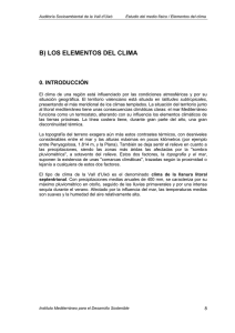 b) los elementos del clima - Ajuntament de La Vall d`Uixó