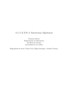 ALGEBRA: Estructuras Algebraicas - Web del Profesor