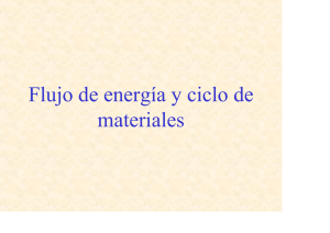 Flujo de energía y ciclo de materiales