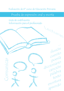 (español): Expresión oral y escrita. Guía de codificación