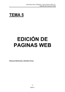 indice paginas web - Arquitectura y Tecnología de Computadores
