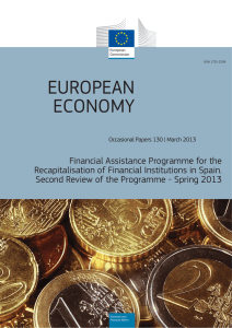 Financial assistance programme for the recapitalisation of financial