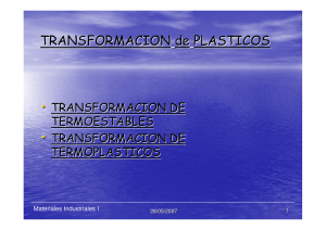 TRANSFORMACION de PLASTICOS