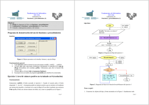 Programa de demostración del uso de funciones y procedimientos