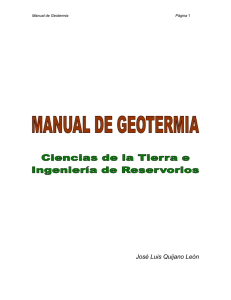 Manual de Geotermia.
