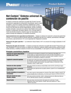 Net-Contain™ Sistema universal de contención de pasillo