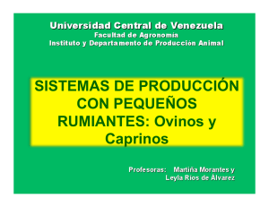 Ovinos y Caprinos - Universidad Central de Venezuela