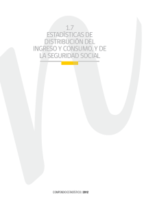 1.7 estadísticas de distribución del ingreso y consumo