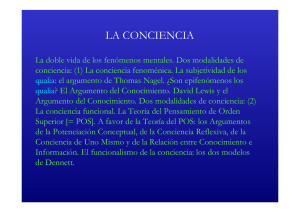 Tema 5: La conciencia