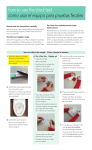 how to use the stool test como usar el equipo para pruebas fecales