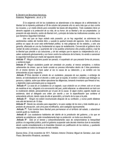 decreto de seguridad individual - Facultad de Humanidades-UNNE