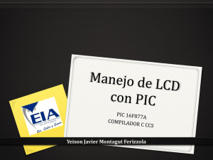 Manejo de LCD con PIC