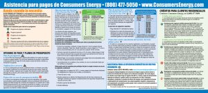 Asistencia para pagos de Consumers Energy • (800) 477