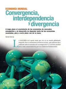 Economía mundial: Convergencia, interdependencia y
