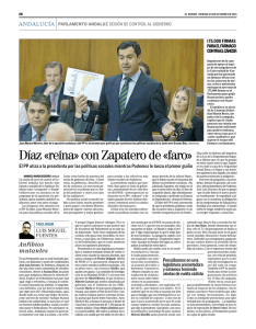 Díaz «reina» con Zapatero de «faro»
