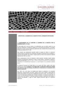 Boletín Hipotecario II / Octubre 2013