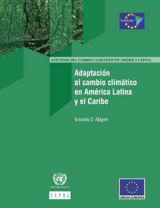 Adaptación al cambio climático en América Latina y el Caribe