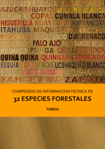 32 especies forestales