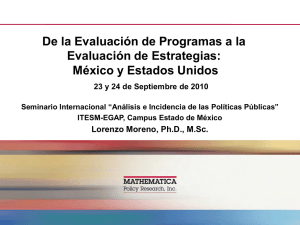 From Program Evaluation to Strategy Evaluation: Mexico and the