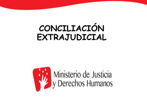 Materias Conciliables - Ministerio de Justicia
