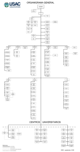 organigrama general centros universitarios
