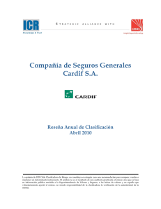 Compañía de Seguros Generales Cardif S.A.