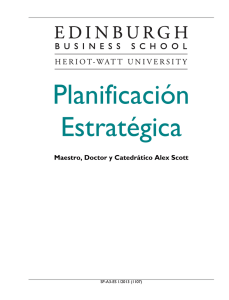 Planificación Estratégica - Edinburgh Business School