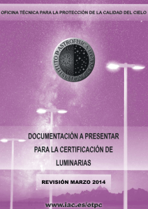 REVISIÓN MARZO 2014 - Instituto de Astrofísica de Canarias