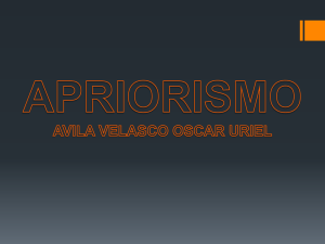 Apriorismo - WordPress.com