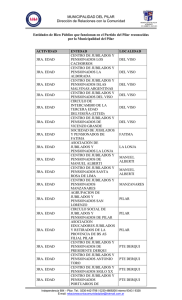 MUNICIPALIDAD DEL PILAR Dirección de Relaciones con la