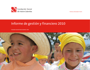 Informe de gestión y financiero 2010