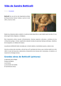 Vida de Sandro Botticelli