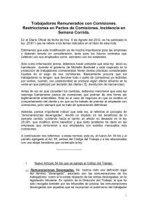 ley 20.611, Comisiones, Semana corrida. PDF