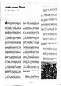 Manierismo en México - Revista de la Universidad de México