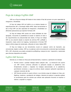 Flujo de trabajo Fujifilm XMF