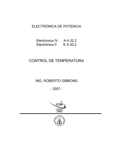 Control de Temperatura-Electrónica IV