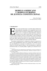 MODELO AMERICANO Y MODELO EUROPEO DE JUSTICIA